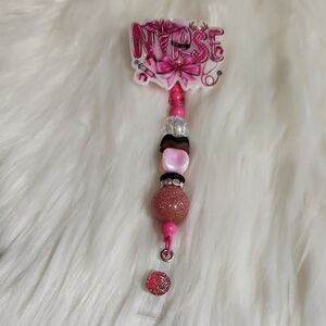 Pink Nurse Key Holder